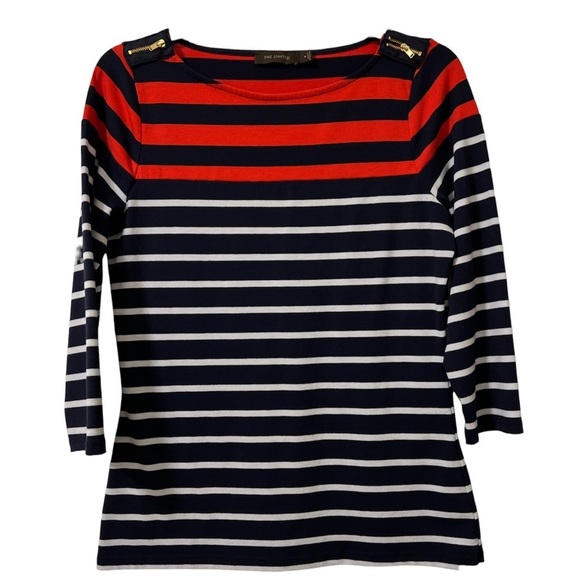 The Limited shirt navy red and white nautical boat top size medium! - Picture 5 of 13